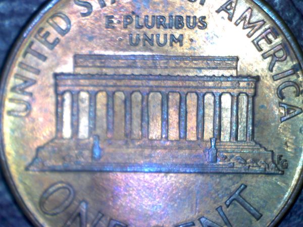 1989-P-Lincoln-Cent-With-No-Statue-In-The-Memorial.