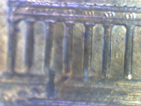 1989-P-Lincoln-Cent-With-No-Statue-In-The-Memorial.