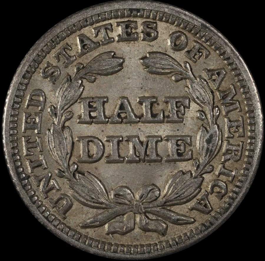 For-Grading---1849-Seated-Half-Dime