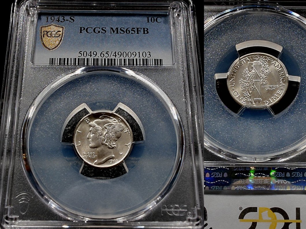 1943-S/S-Mercury-Dime---FS-501
