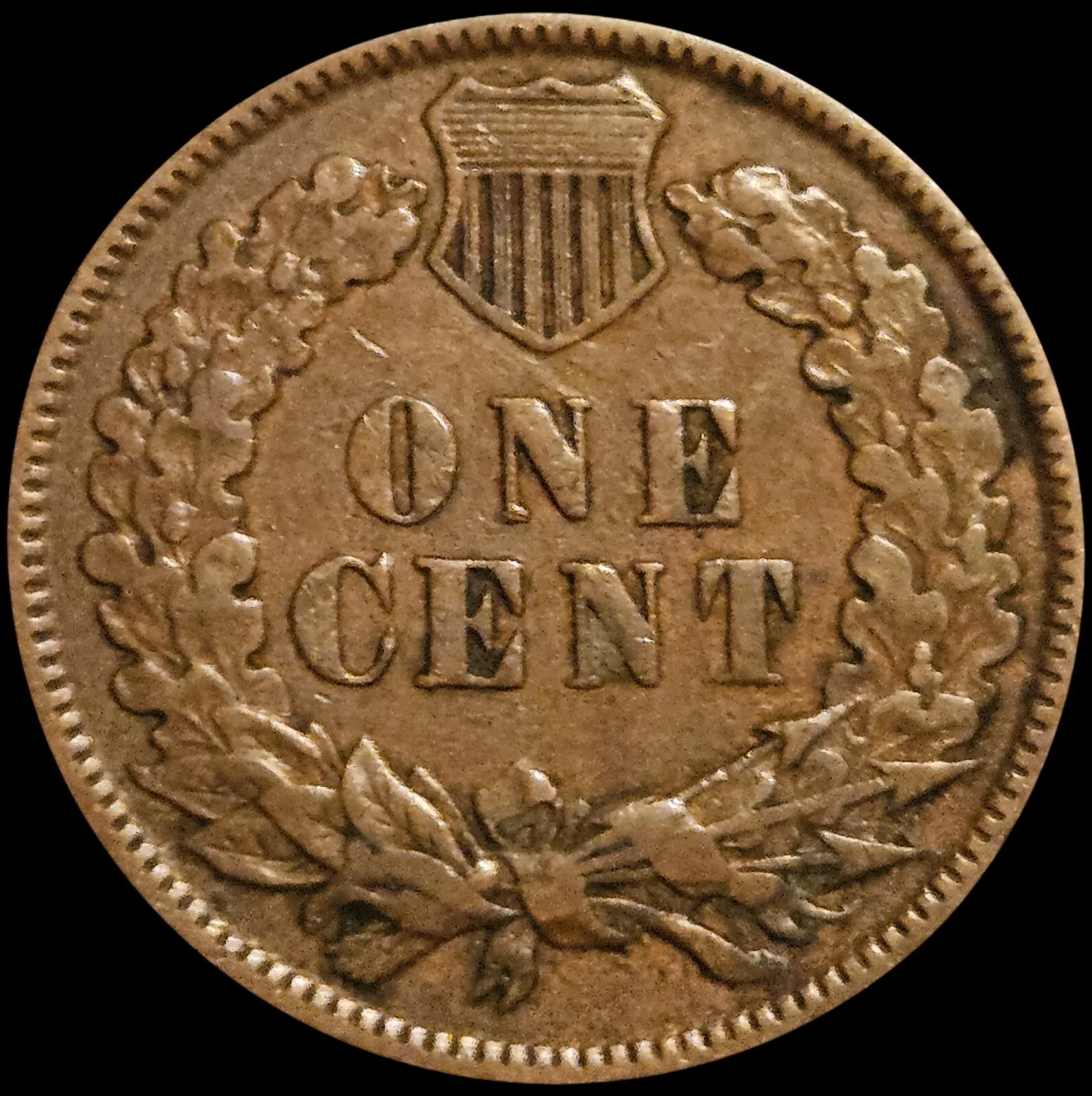 1880-Indian-Head-Cent---S-1-FS-101-DDO-&-Clashed-Reverse