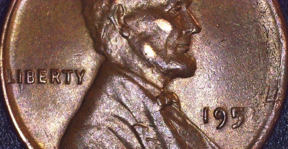 195__-Wheat-Cent---195__-Is-Flattened-From-Broad-Strike.--It-Also-Weighs-2.794-Grams