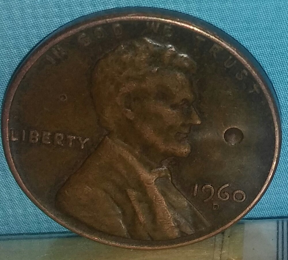 Please-Tell-Me-About-This-1960-D-Penny,-Has-Odd-Marks.
