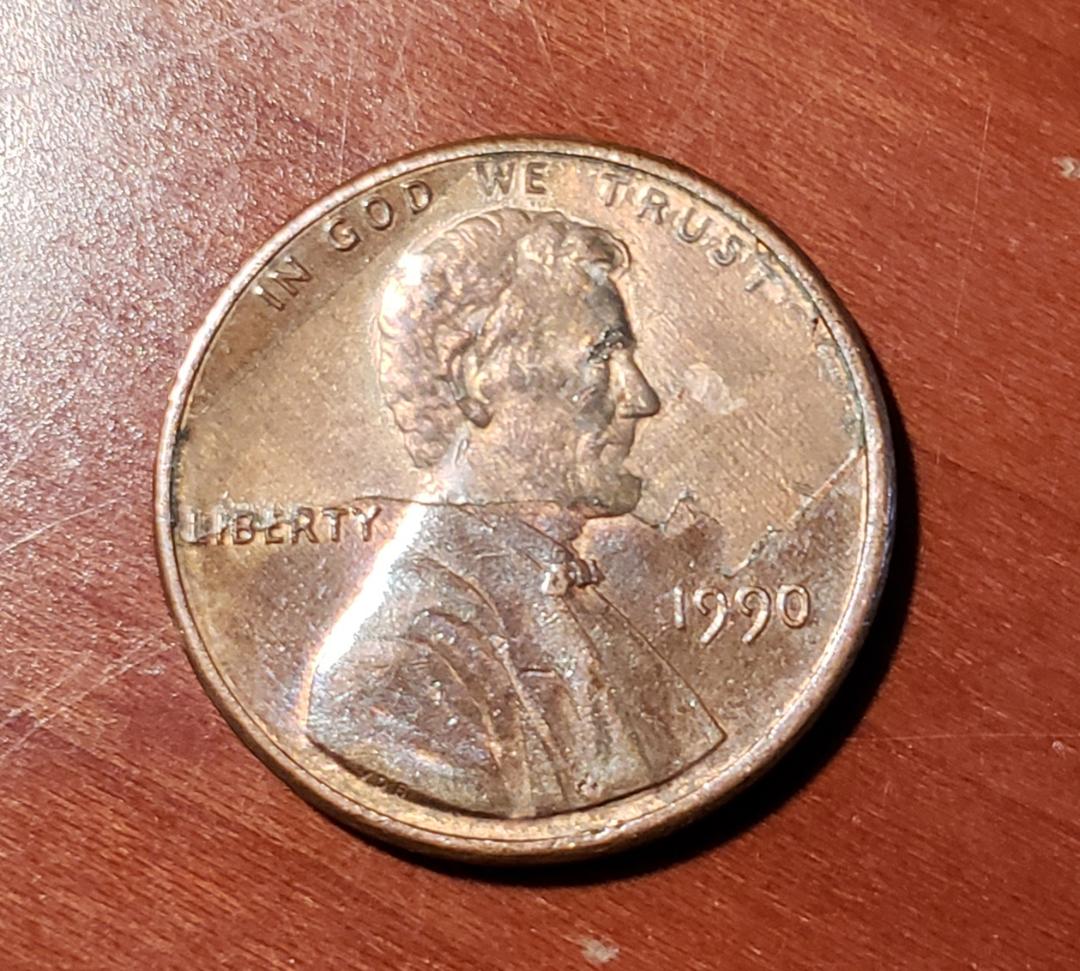 Lamination-1990-Lincoln-Cent