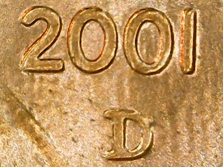 2001-D-Lincoln-Cent-DD-Ear