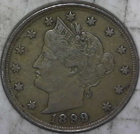 1899-V-Nickel-Found-At-Work-Today