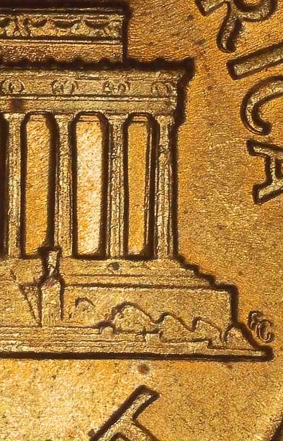1968-D-1MM-001-Lincoln-Memorial-Cent