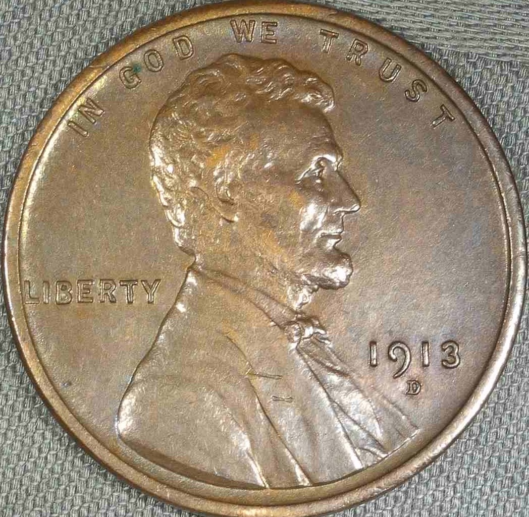 1913-D-Lincoln-Wheat-Cent-Album#1