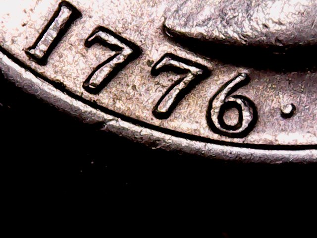 1976-D-Qtr-Cracked-And-A-Little-Crazy