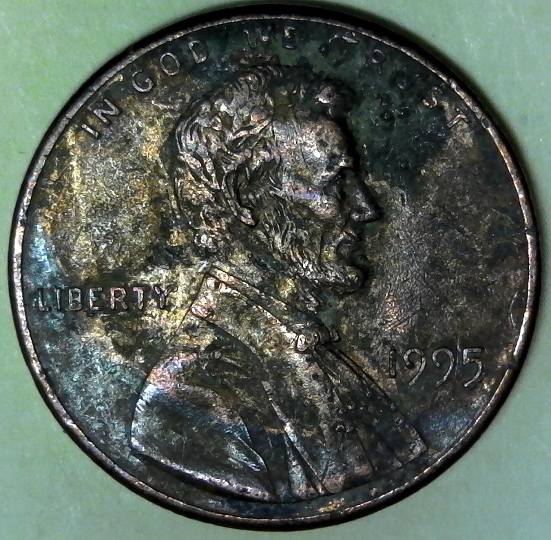 1995-Lincoln-Cent,-Die-Chip-In-Bay-1-Has-Column-Lines?