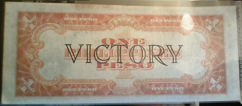 Philppines-One-Peso-Victory-Overprint
