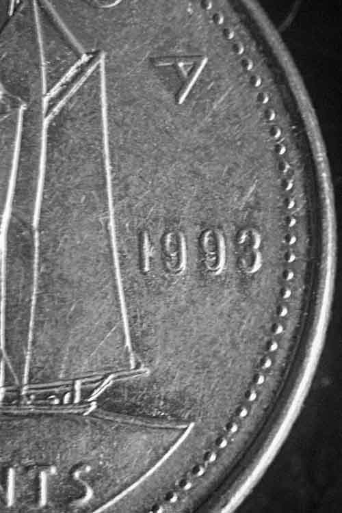 1993-Dime-Deteriorated-Die?