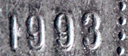 1993-Dime-Deteriorated-Die?