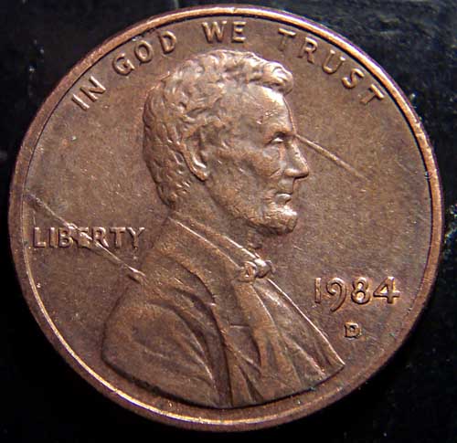 Speared-Head-Lincoln-And-Nice-Crack/Gouge?