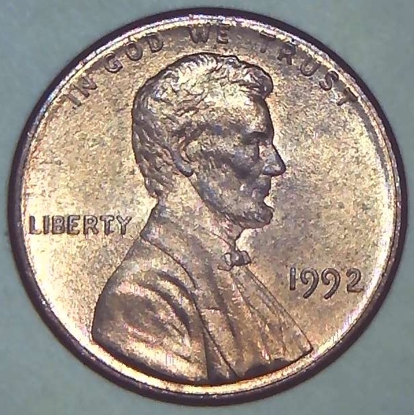 1992-Penny-With-Two-Die-Cracks