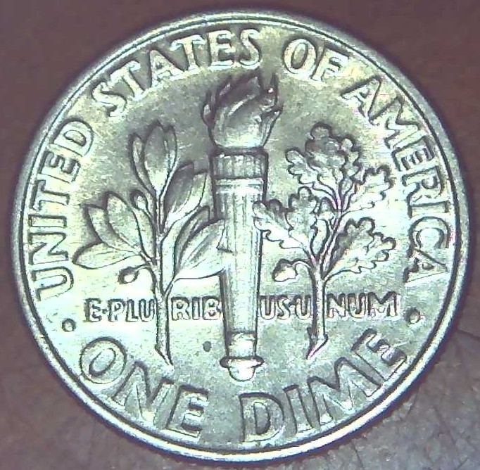 2000-?-P-Dime-With-Multiple-Die-Cracks,-Missing-Number-And-Dimple.