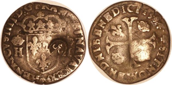 1594-15-Deniers-Clermont-Mint-With-Counterfeit-Counterstamp