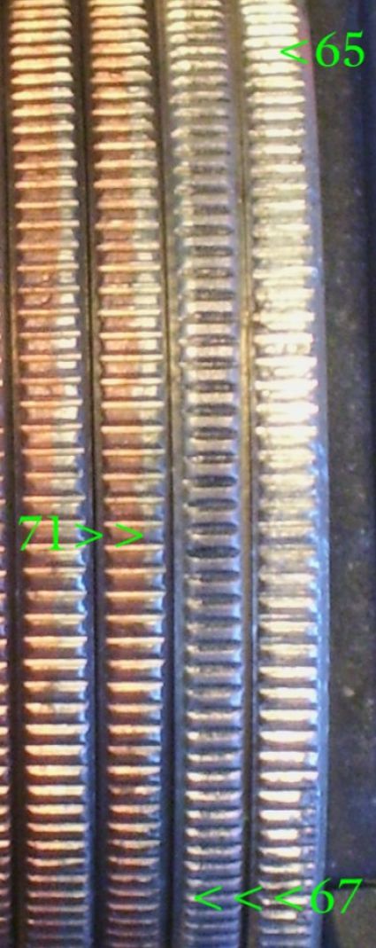 1965-Kennedy-Half-Dollar..not-Showing-Any-Copper-On-Rim
