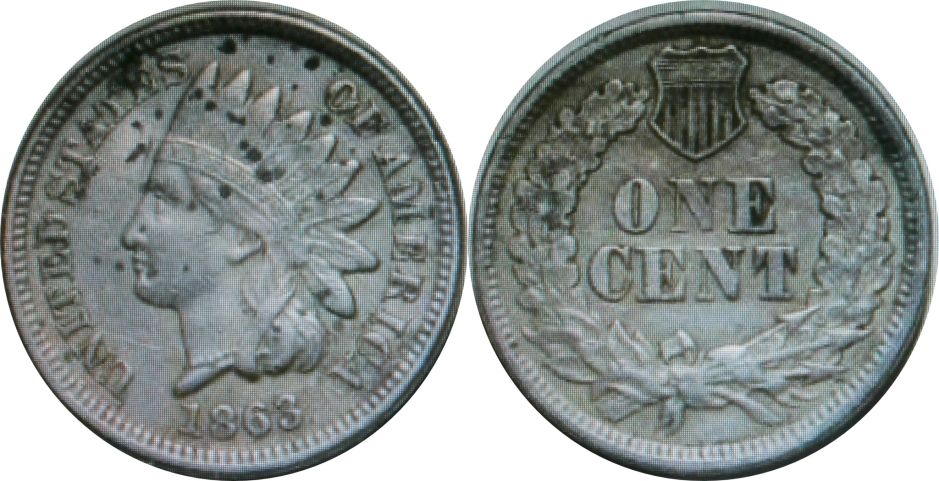 Odd-Indian-Head-Cent..not-Copper..