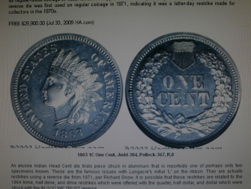 Odd-Indian-Head-Cent..not-Copper..