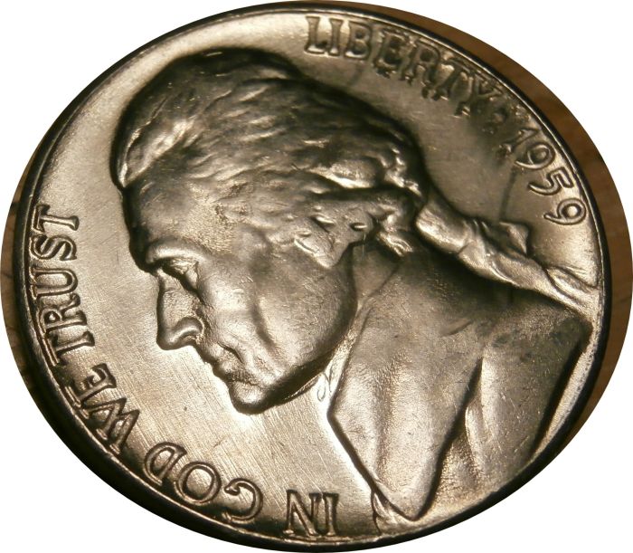 1959-D-Jefferson-Nickel-Close-To-Fatal-Obverse-Die