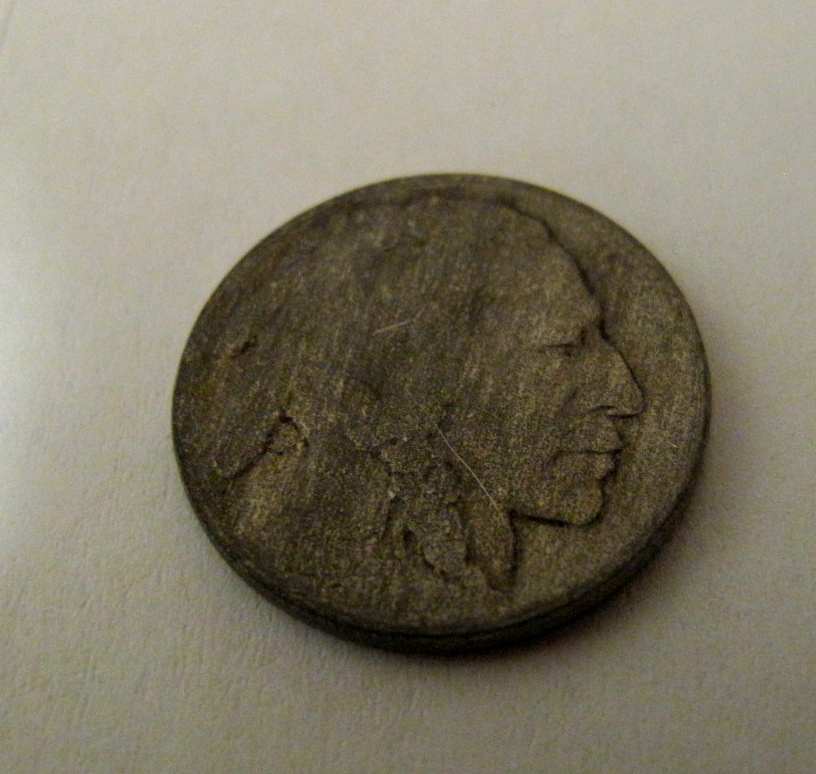 Buffalo-Nickels-With-Date-Worn-Away