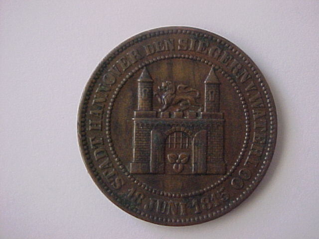 Hannover-Commenorative-Waterloo-June-1,-1815-50-Yr-Jubilee