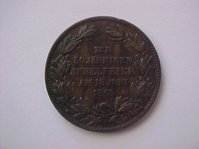 Hannover-Commenorative-Waterloo-June-1,-1815-50-Yr-Jubilee