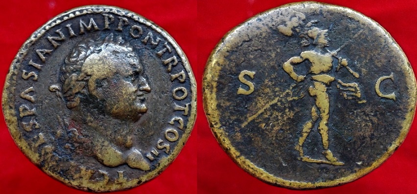 In-Mine-Collection-Titus-Mars-Sestertius