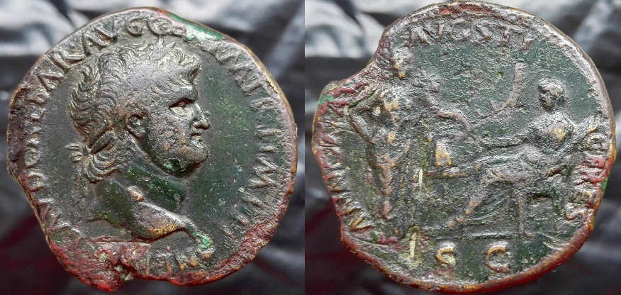 Out-Mine-Collection;-Nero-Sestertius-Annona-And-Ceres
