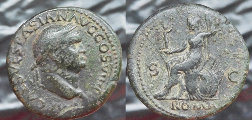 Vespasian-Dupondius-Roma