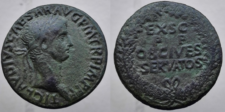 Claudius-Triumphal-Arch-Sestertius