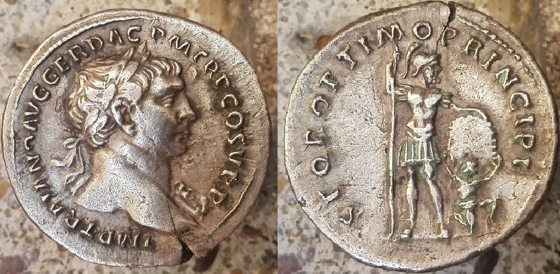 In-Collection;trajan-Mars-With-Kneeling-Captive-Denarius