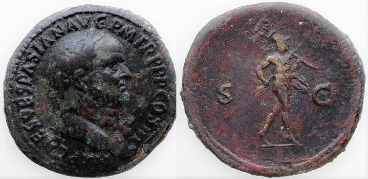 Vespasian-Mars-Sestertius