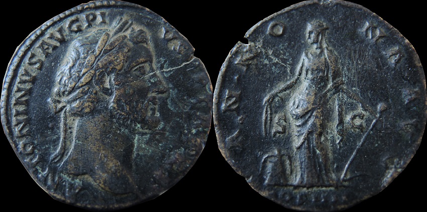 Antoninus-Pius-Anona-Sestertius