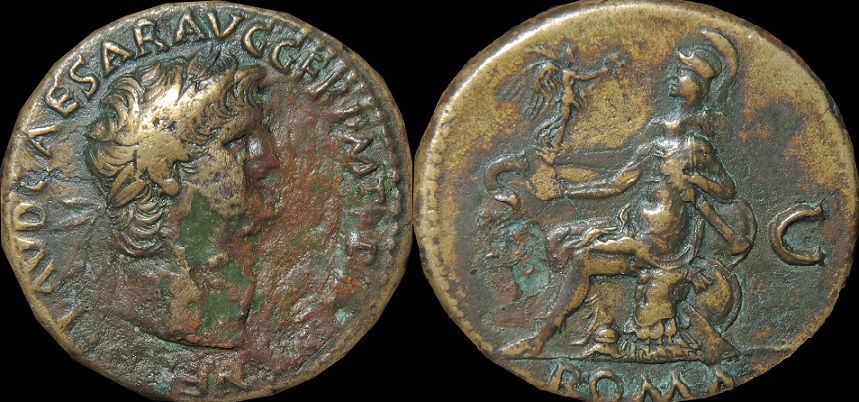 Nero-Roma-Doublestrike-Sestertius
