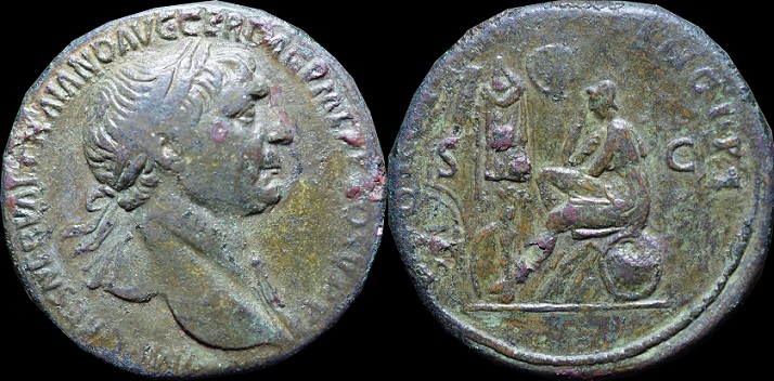 Trajan-Sestertius-Dacian
