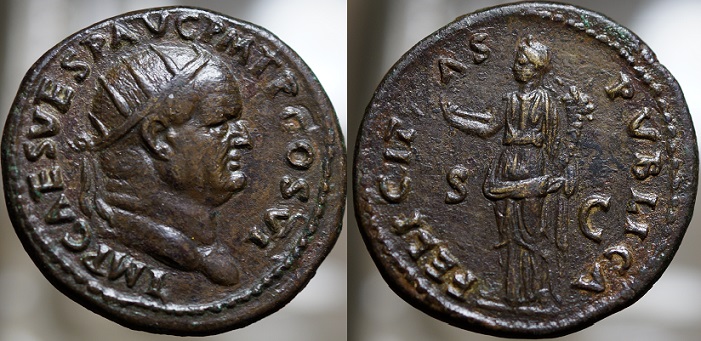 Vespasian-Dupondius-Felicitas