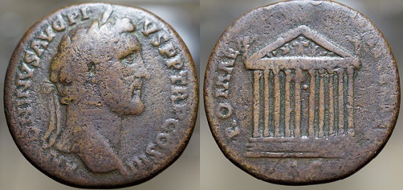 Antoninius-Pius-Sestertius-Romae-Aeternae