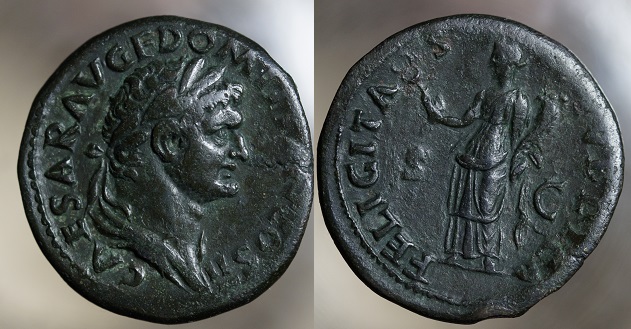 Domitian-Dupondius-Draped-Head