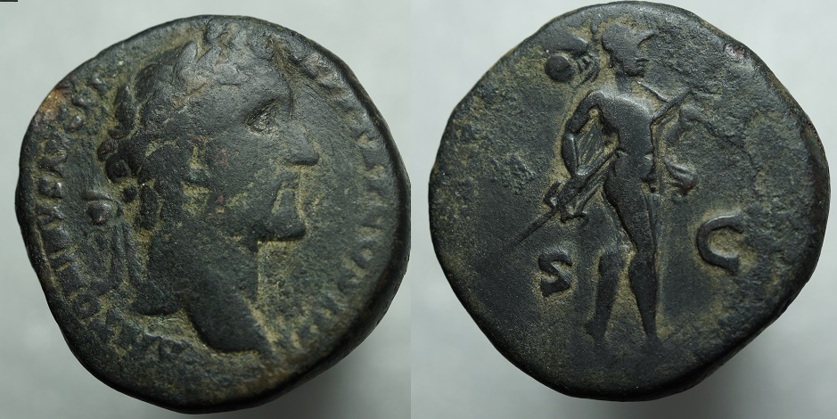 Antoninus-Pius-Mars-Sestertius