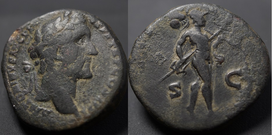 Antoninus-Pius-Mars-Sestertius