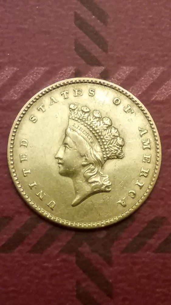 1873-Open-3-$1-Gold-And-1855-$1-Gold-Type-2-For-Grading