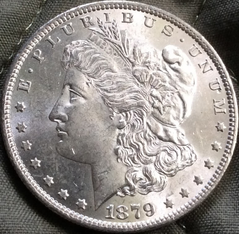 1879-O-Morgan-For-Grading-In-Hand-And-1912-S-$5-Indian