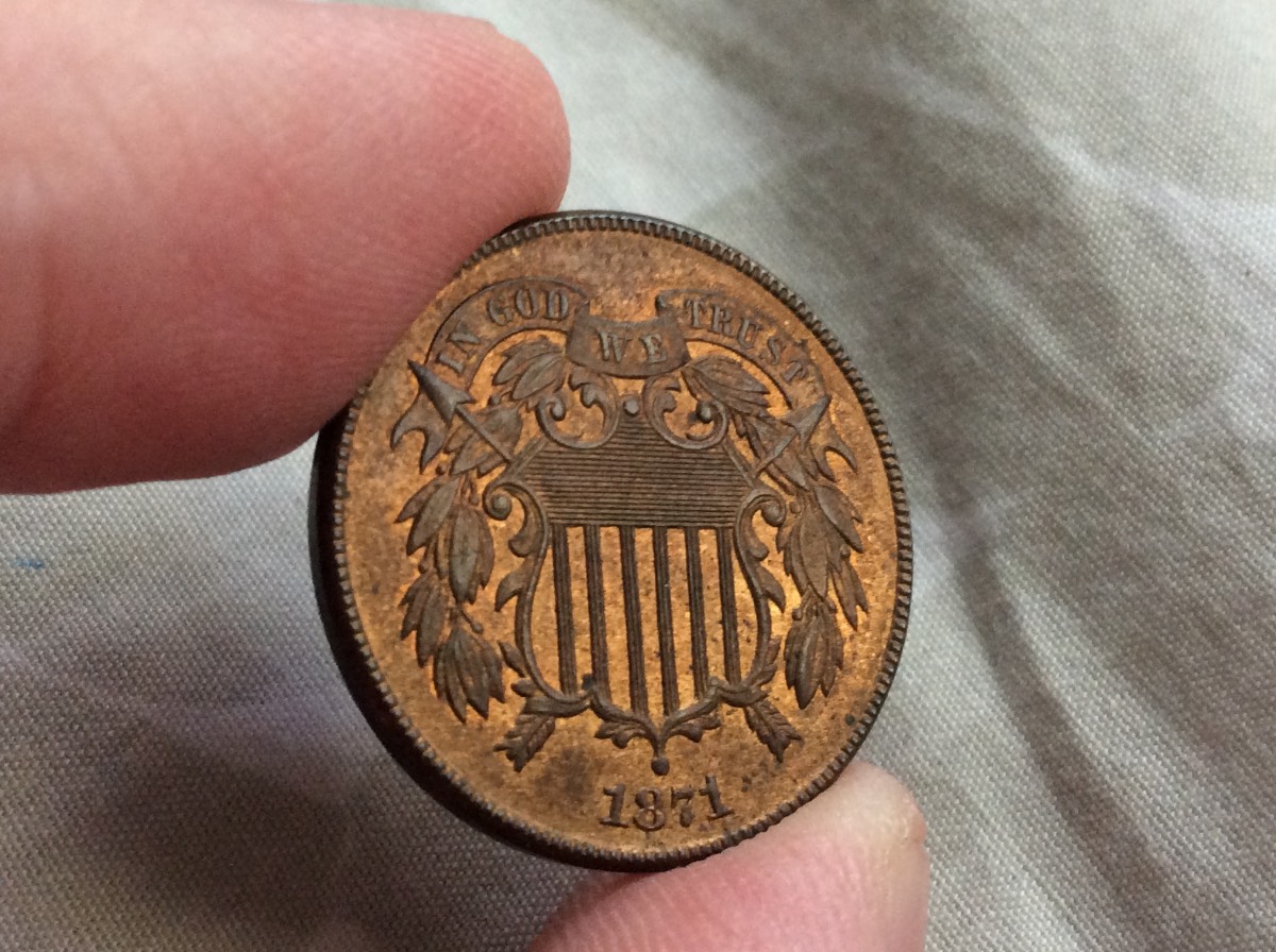 1870/1871-2-Cent,-1831-Large-Cent,-1867,-1873-1876-Indian-Cents