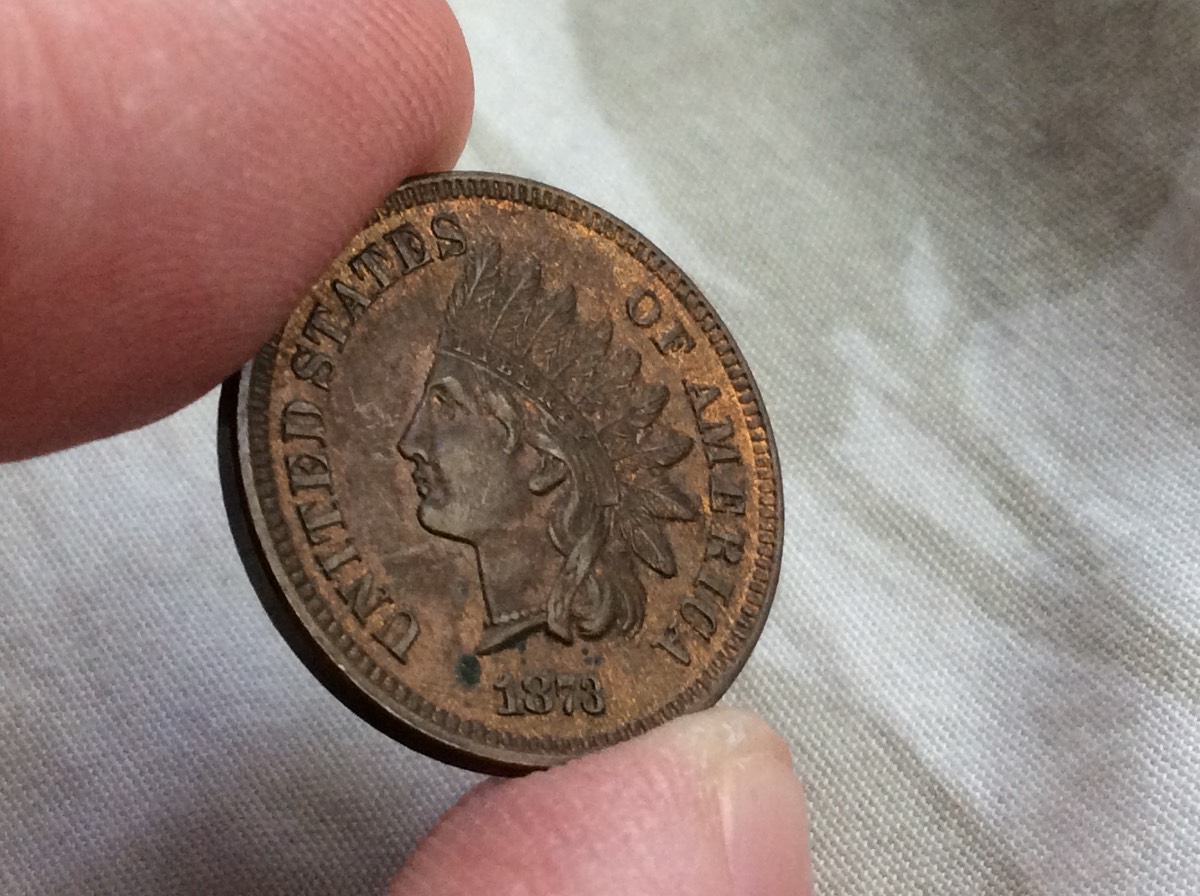 1870/1871-2-Cent,-1831-Large-Cent,-1867,-1873-1876-Indian-Cents