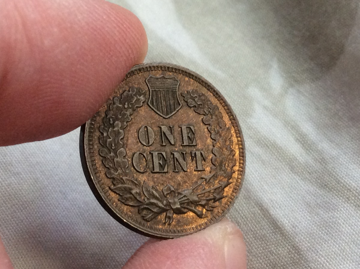 1870/1871-2-Cent,-1831-Large-Cent,-1867,-1873-1876-Indian-Cents