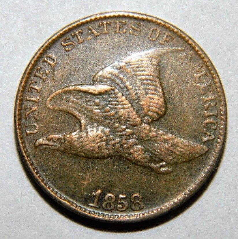 Counterfeit-1858-Flying-Eagle-Cent
