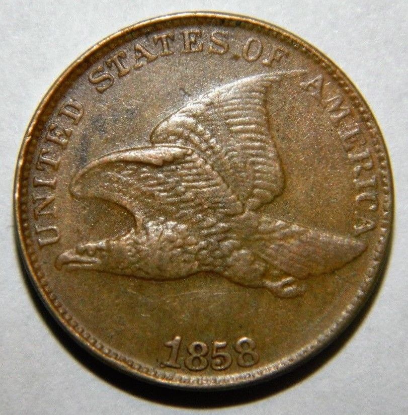 Counterfeit-1858-Flying-Eagle-Cent