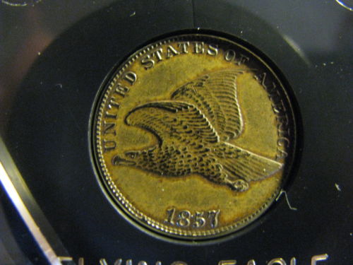 Counterfeit-1857-And-1858-Flying-Eagles,-1909-S-Indian-Cent?